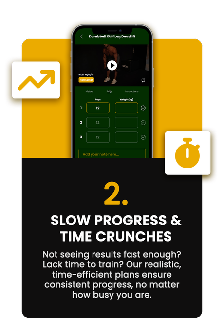 A phone with a screen that says slow progress and time crunches on it.