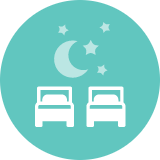 overnight stay icon