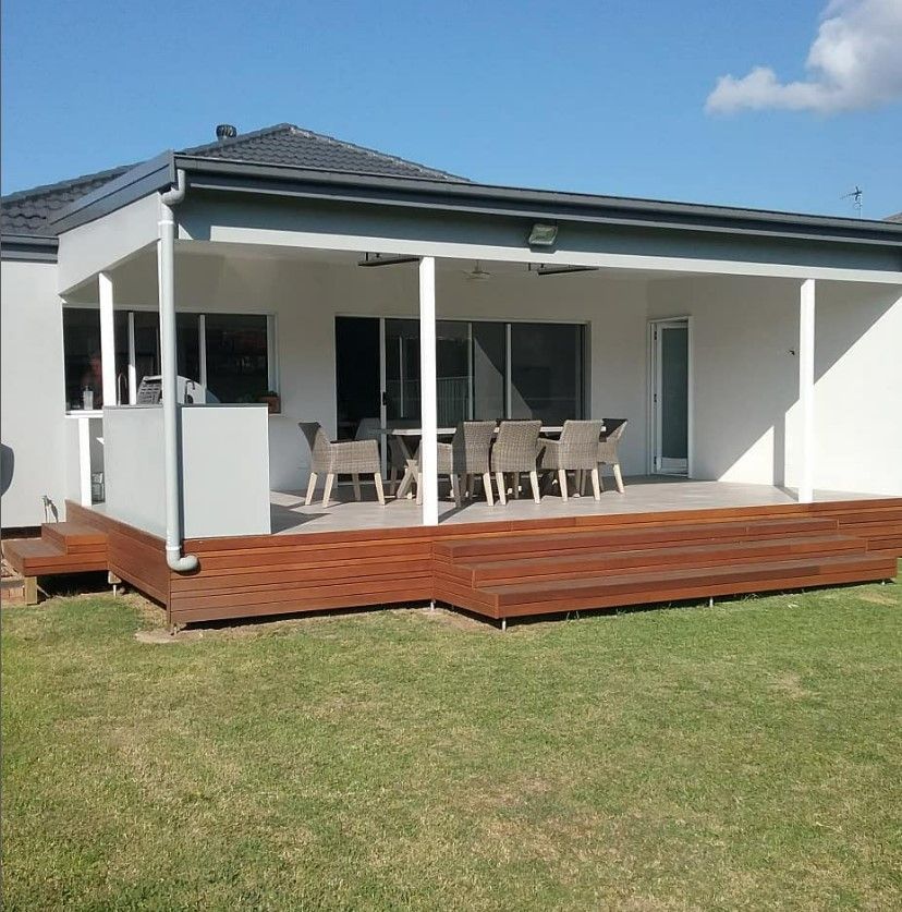 Simple House with Terrace — Simclad Home Improvements in Wollongong