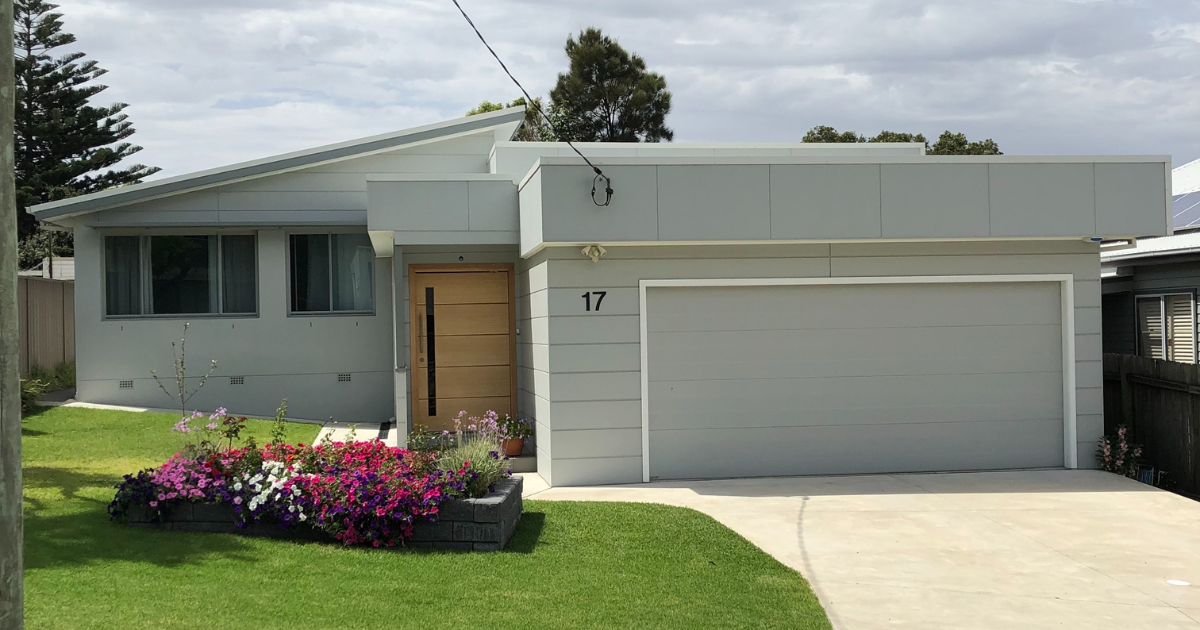 Garage Port with Cladding — Cladding in Wollongong