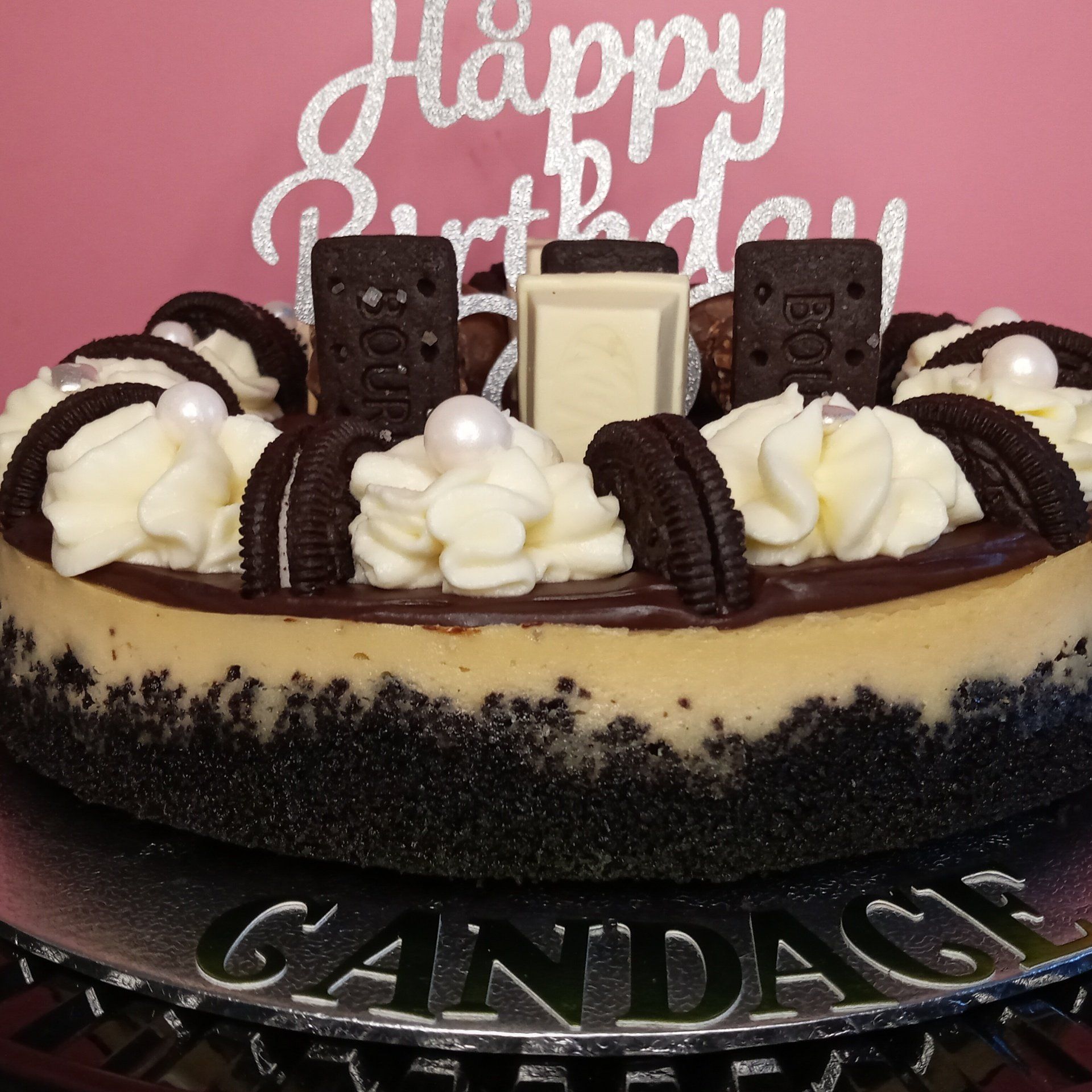 A cake that says happy birthday on it