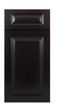 Forevermark Shiny Black Cabinet - Cabinets in Huntington, NY