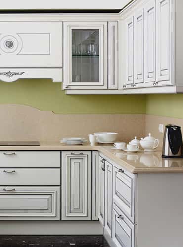Interior Modern White Kitchen - Cabinets in Huntington, NY