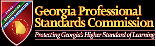The logo for the georgia professional standards commission