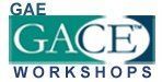 A logo for gae gace workshops is shown on a white background.