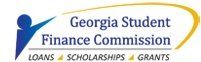 The logo for the georgia student finance commission