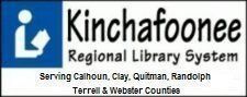A logo for the kinchafoonee regional library system
