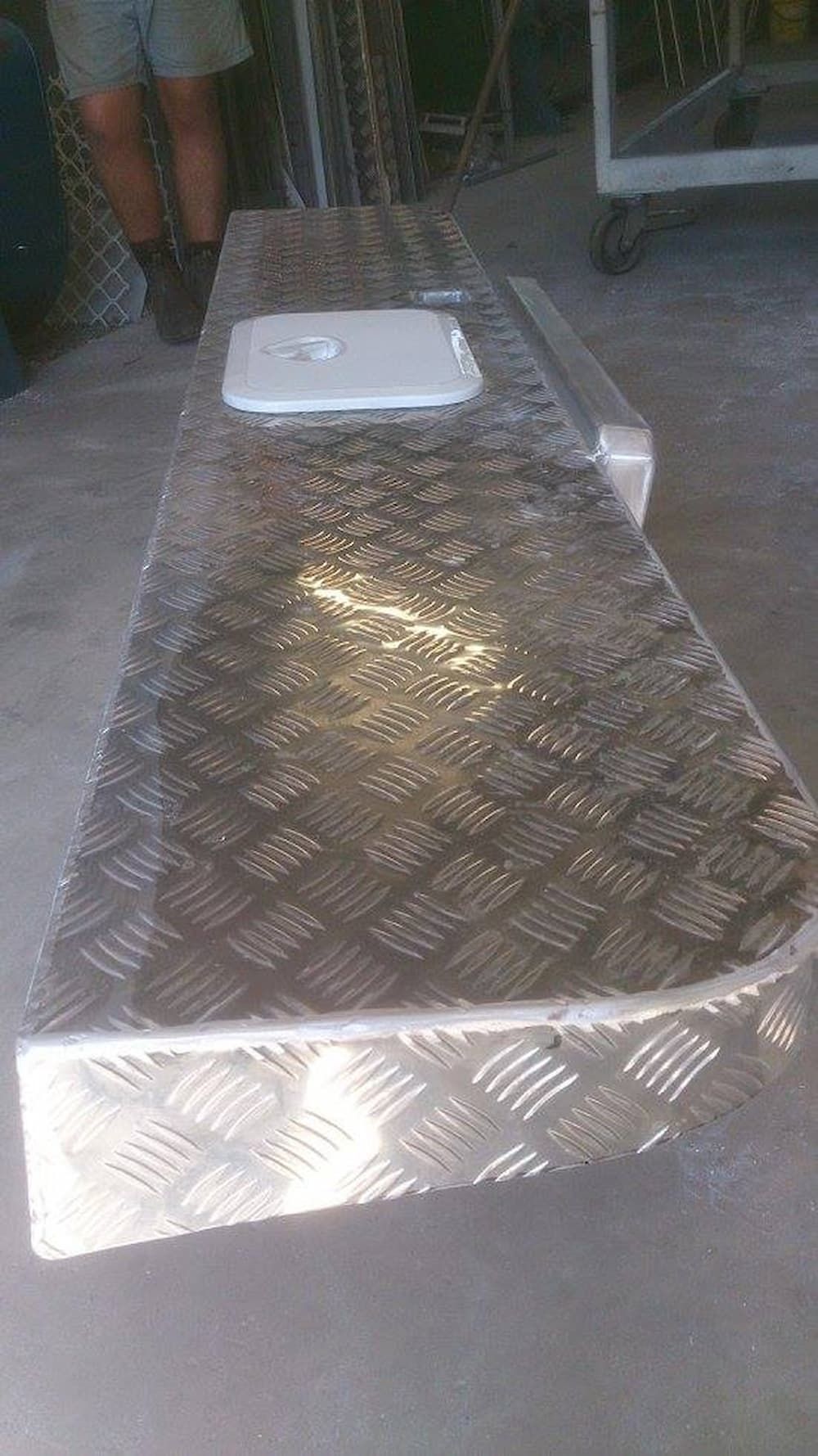 A metal bench  — Riverside Aluminium & Stainless in Taree, NSW