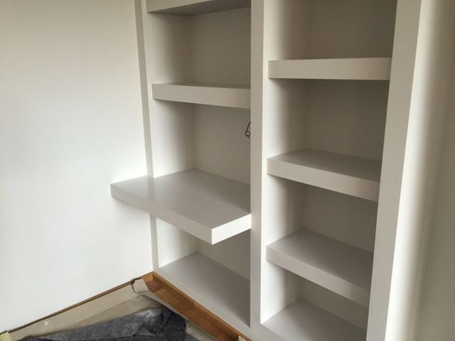 scaffalatura in cartongesso