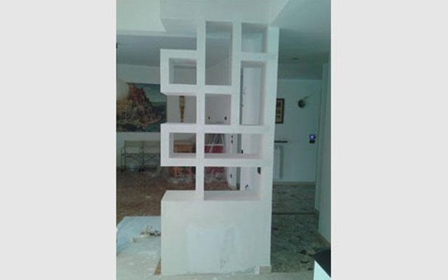 piccola parete in cartongesso