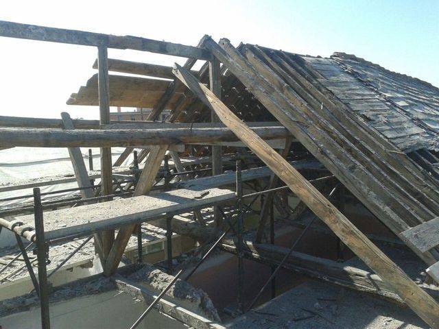 intervento di rifacimento tetto