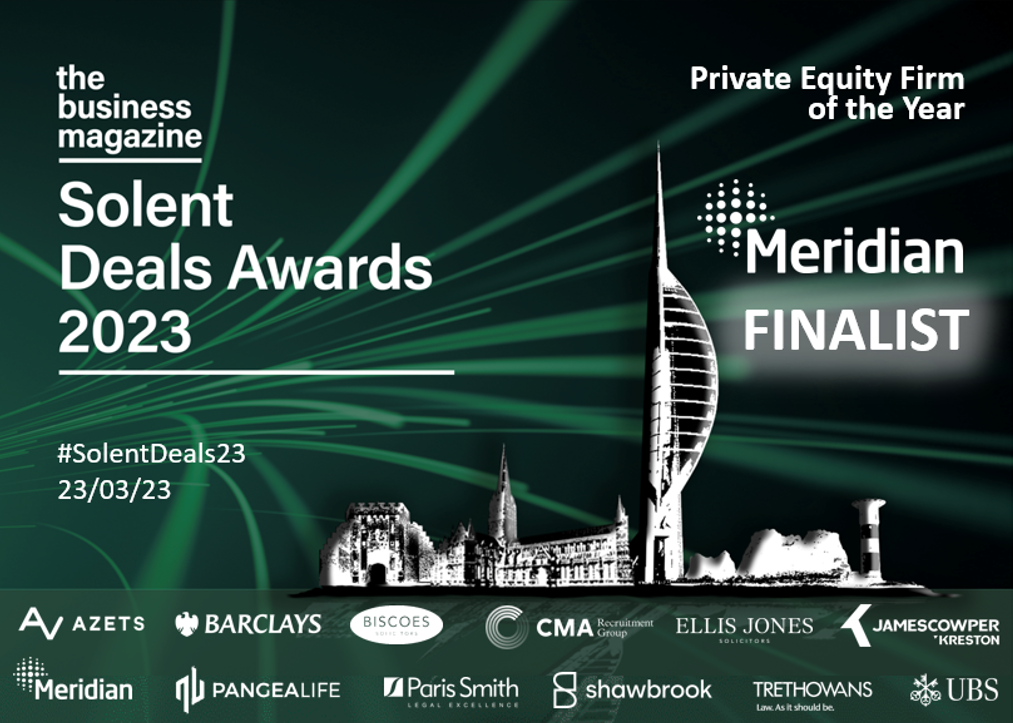 A poster for the solent deals awards in 2023