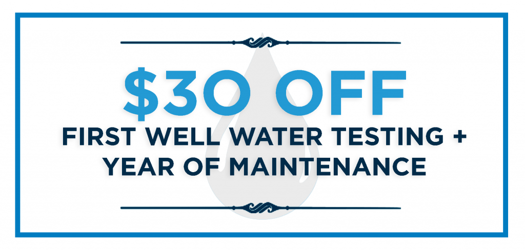 Well Water testing coupon in CT