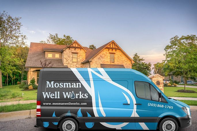 Mosman Well Works van outside a home