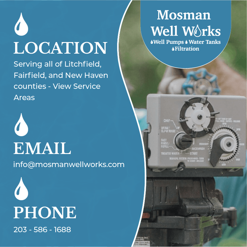Mosman Well Works CT Well Water Testing, Tanks, Treatment Waterbury