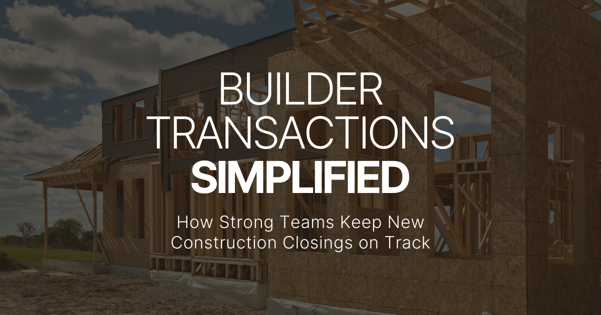 New construction home framing in progress.