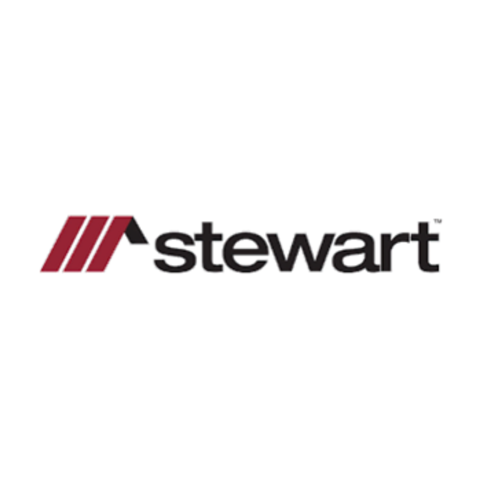 The stewart logo is on a white background.