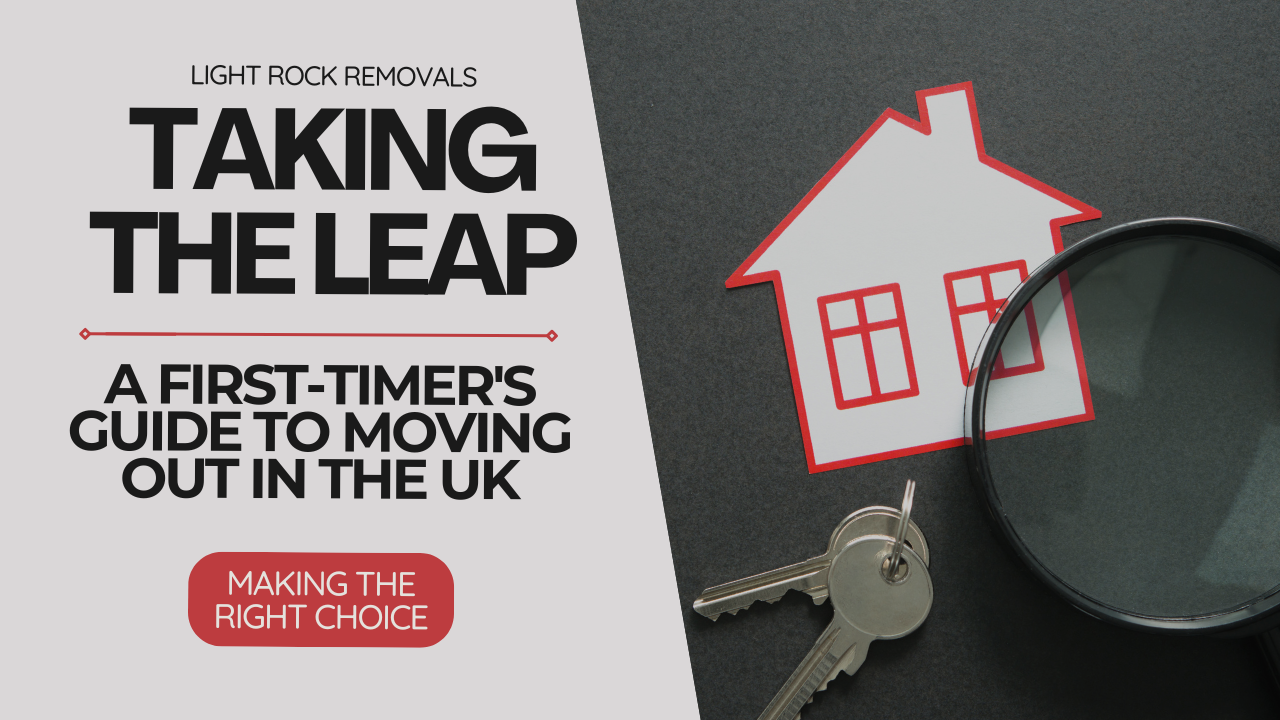 A book titled taking the leap a first timer 's guide to moving out in the uk