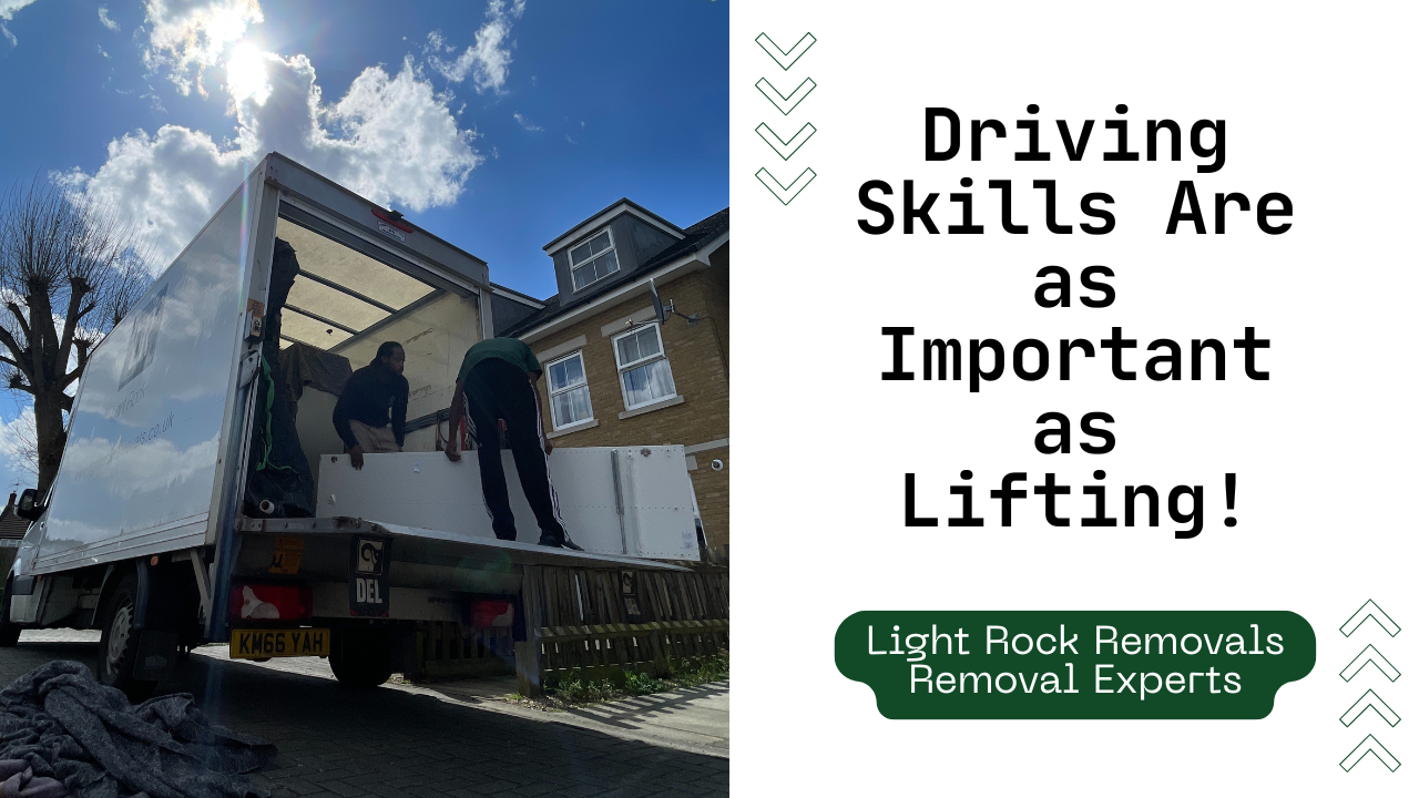 Driving skills are as important as lifting ! light rock removals removal experts