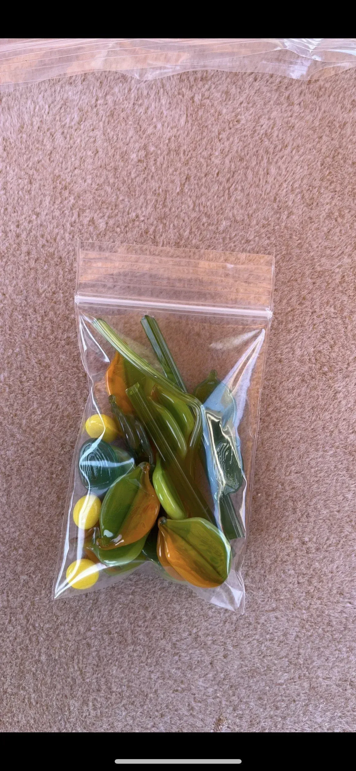 Coe 96 Murrini Flower Kit Orange and Green