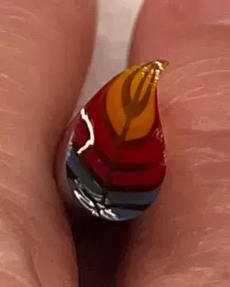 Coe 96 Murrini Leaf Aether Flame 1 oz