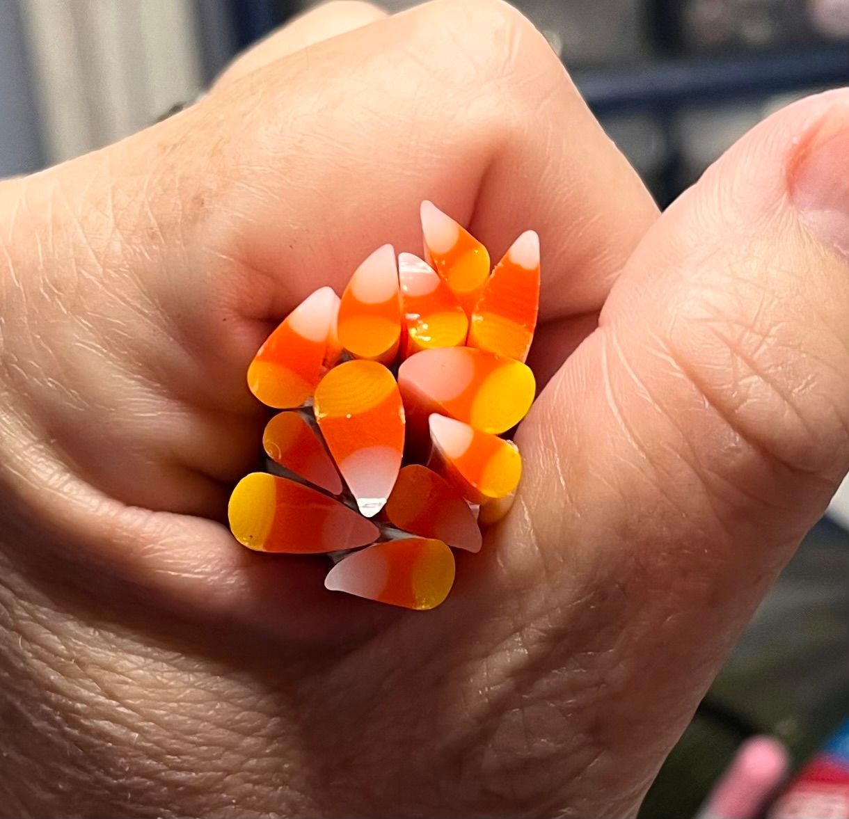 Coe 96 Murrini Candy Corn