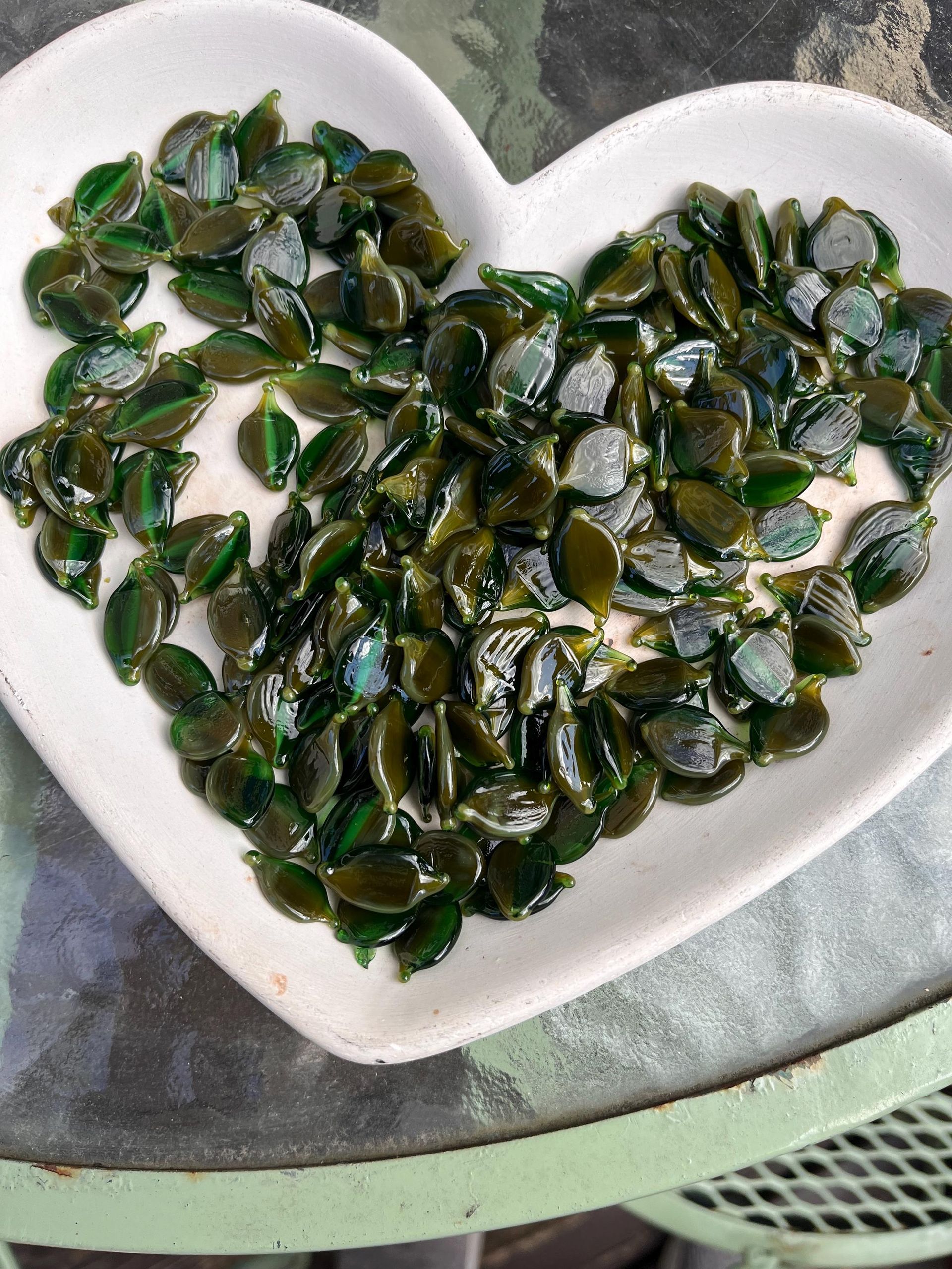 Coe 96 Murrini Petal Oliven Mist