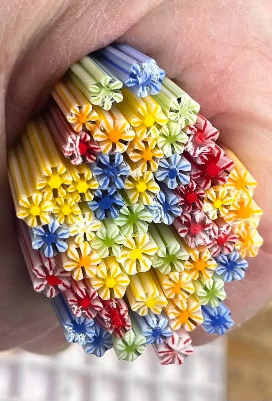 Coe 96 Murrini Flower Spring Mix