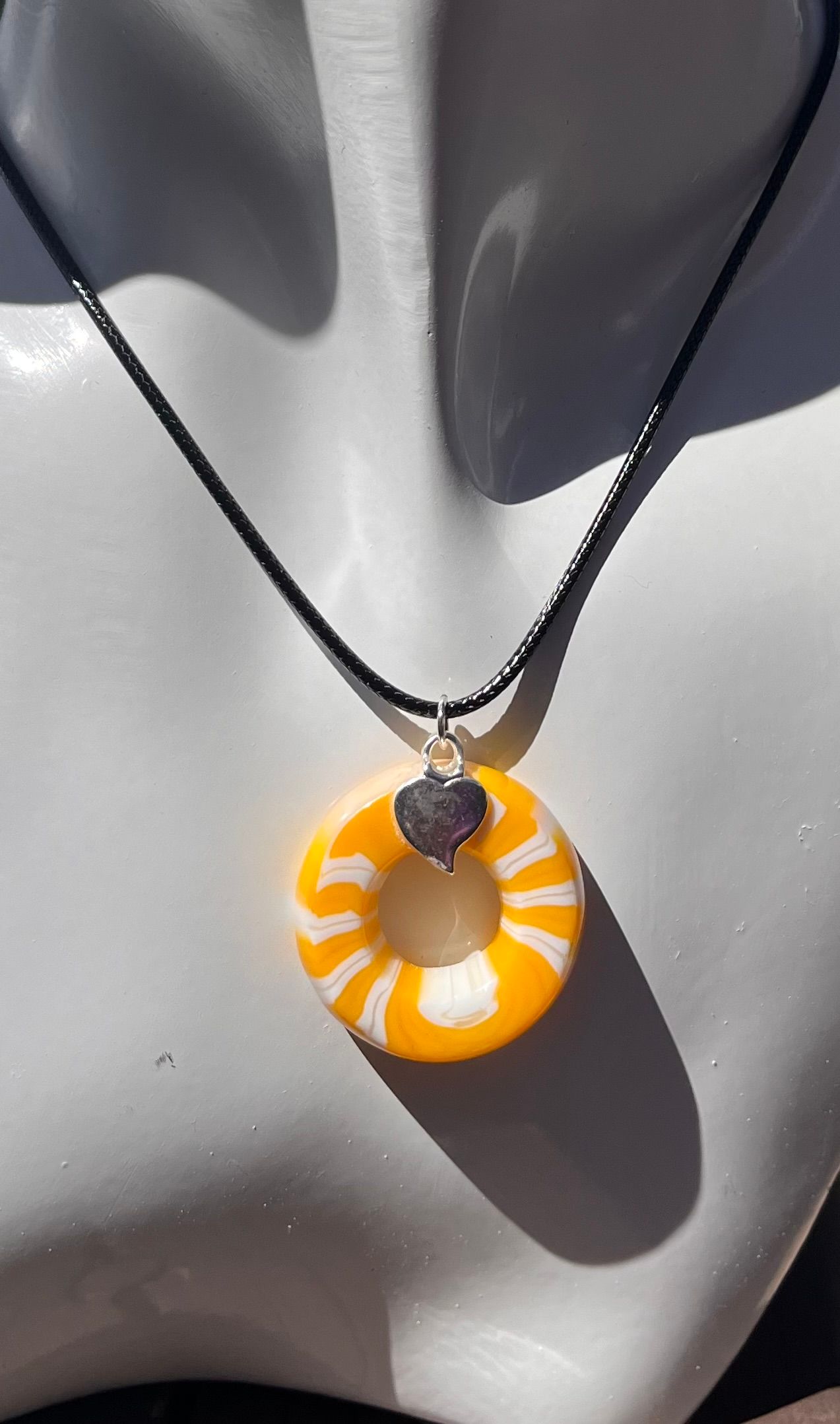 Fused Glass Pendant   Sunlace