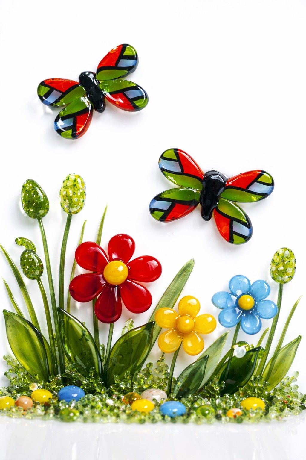 Coe 96 Murrini Butterfly Faeflame Flutter