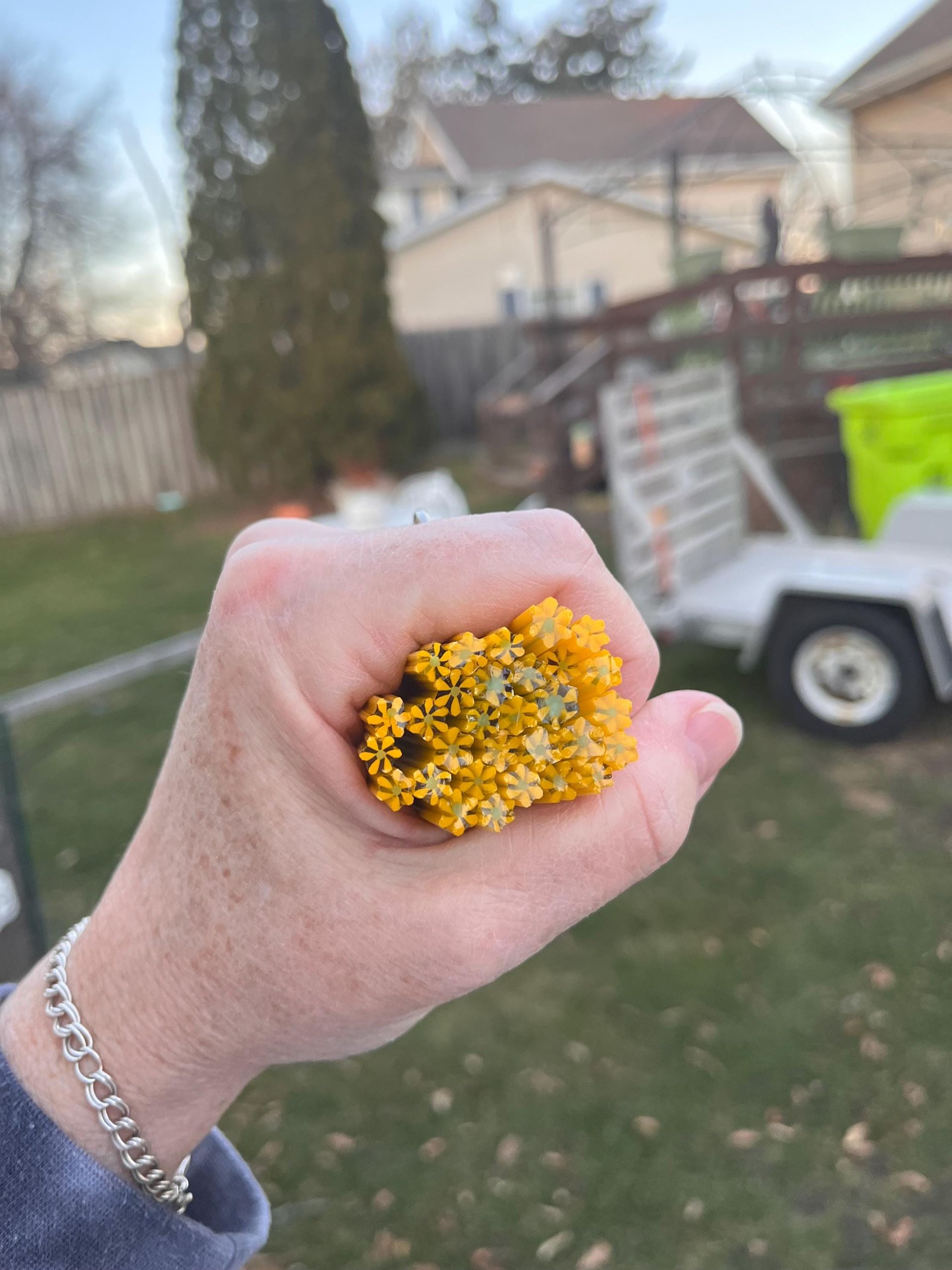 Coe 90 Murrini Flower Skyflare