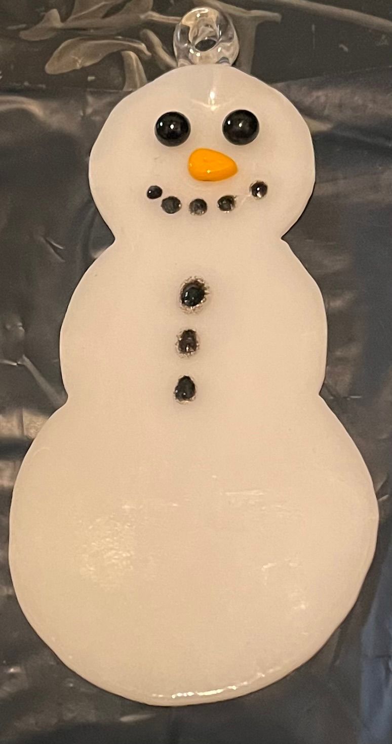 Coe 96 Murrini Snowman Nose Slices