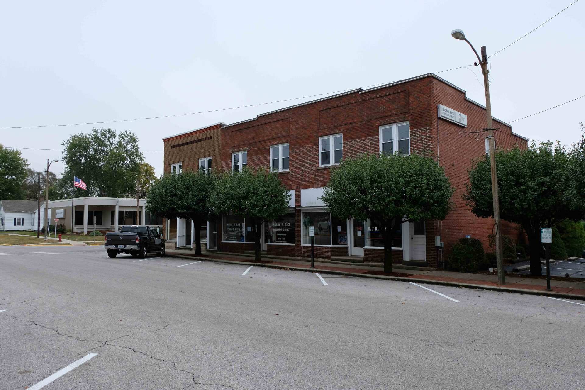 Harry Rice Insurance Agency Building — Lawrenceville, IL — H.J. Rice Realty