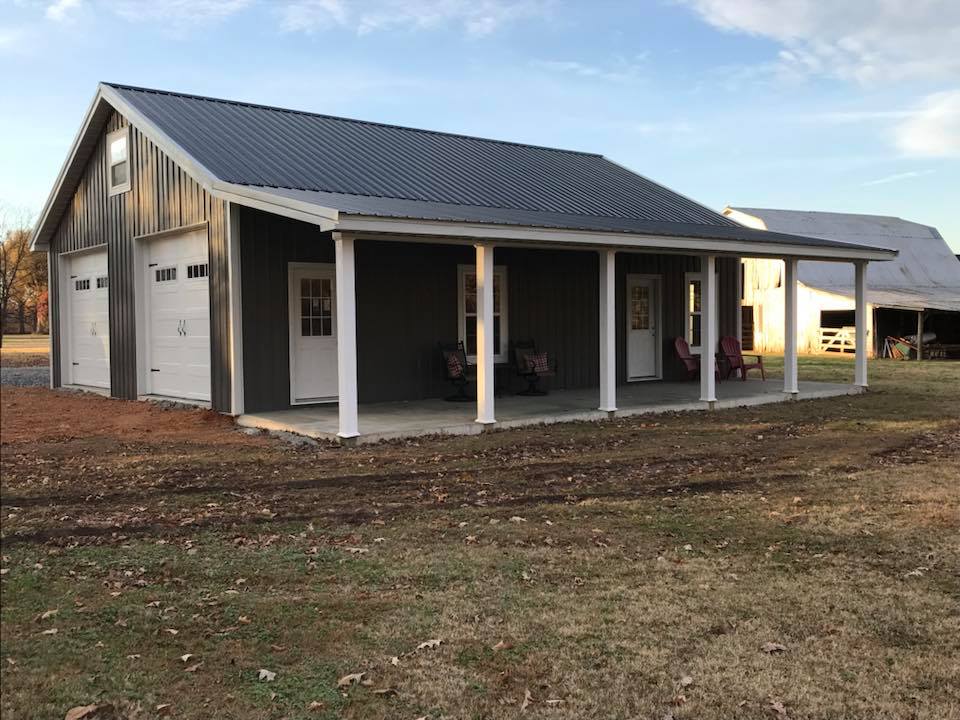 Beautiful Pole Barn — Cunningham, KY — Gaither Home Construction