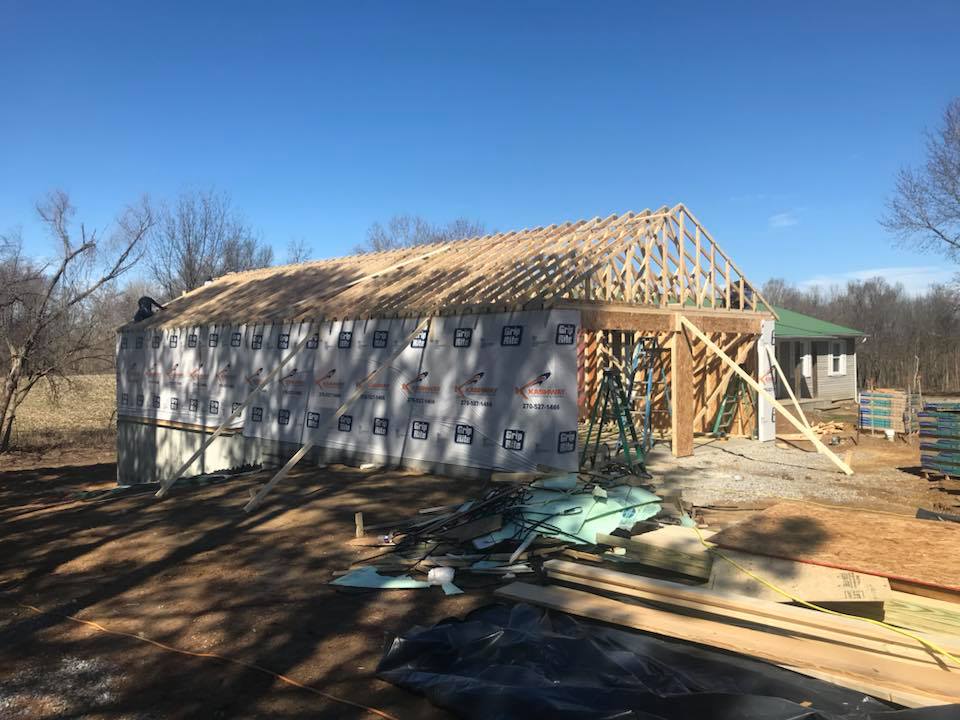 Residential Home Under Construction — Cunningham, KY — Gaither Home Construction