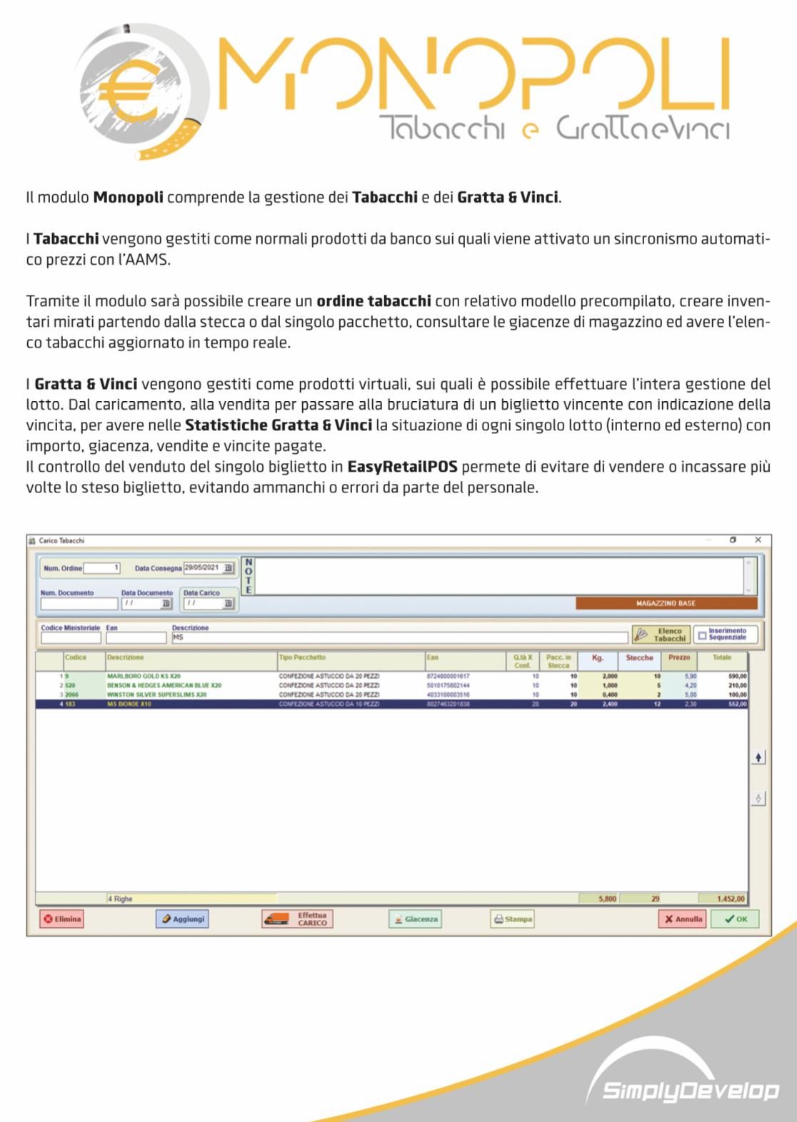 Uno schermo di computer con la parola monopolio sopra.