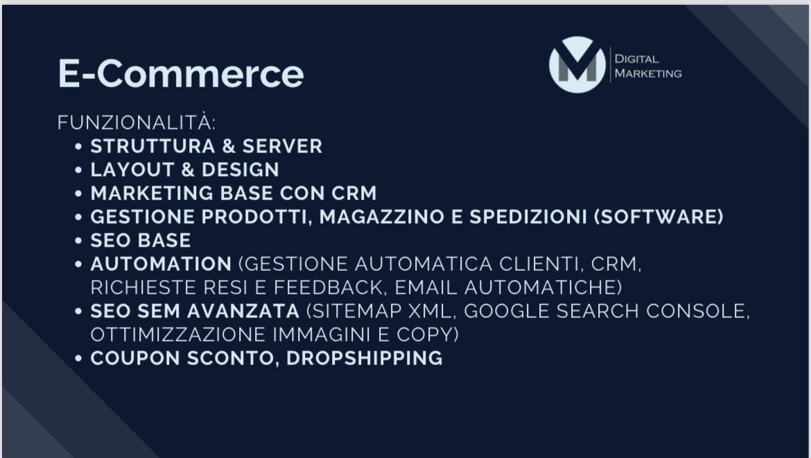 Uno sfondo blu con scritto e-commerce