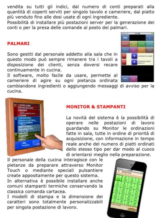 Una pagina che dice monitor e stampanti