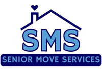 Logo for Senior Move Services: blue house with 
