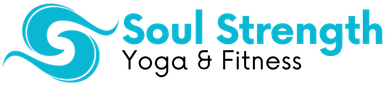Soul Strength Yoga & Fitness Edmonton logo in teal and white with stylized S icon
