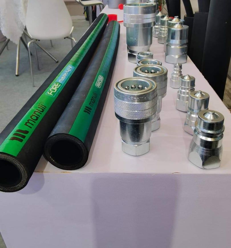 hidraulinių žarnų komponentai