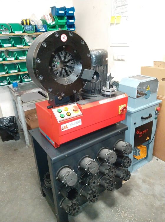 hidraulinių žarnų komponentai