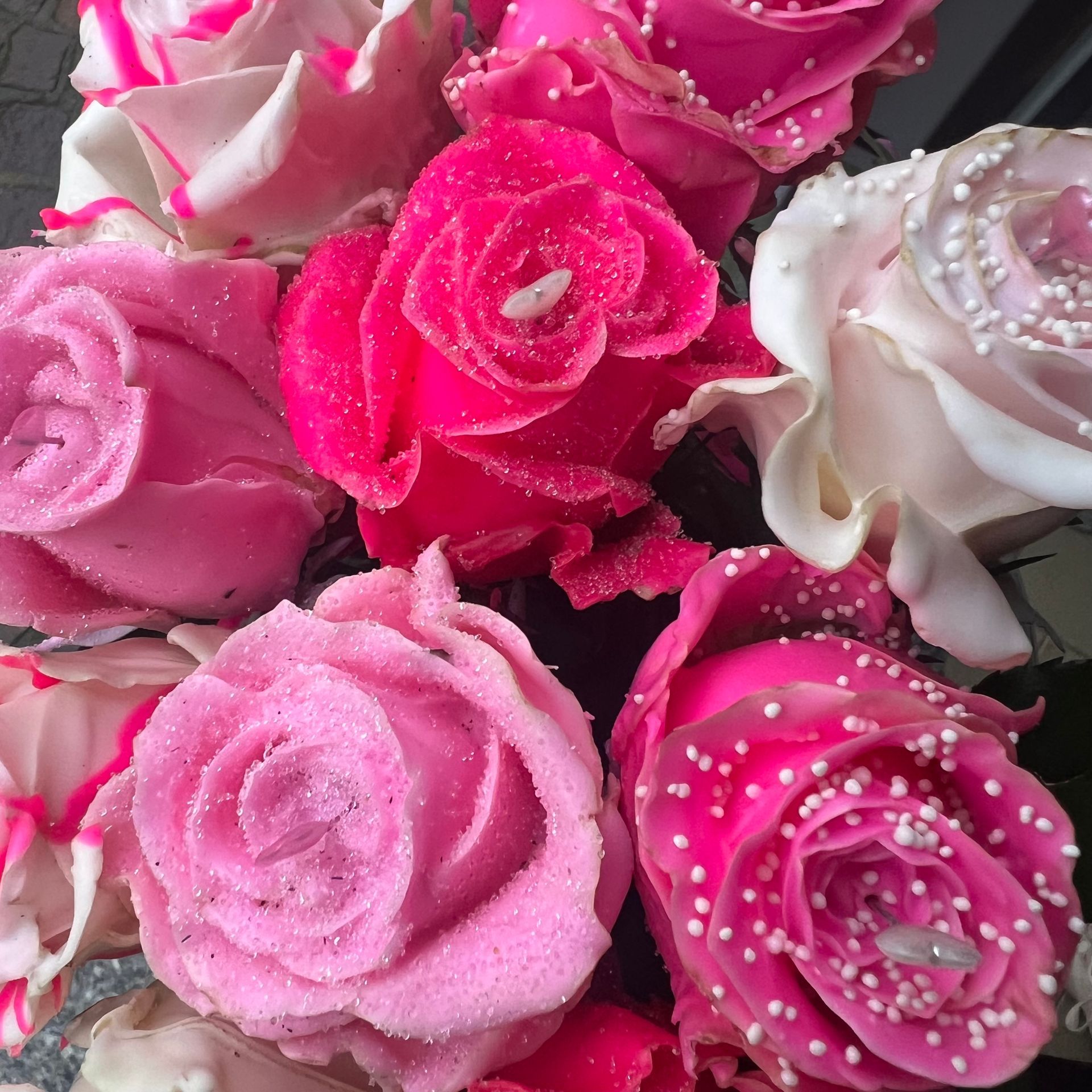 Rose ricoperte di cioccolato profumate