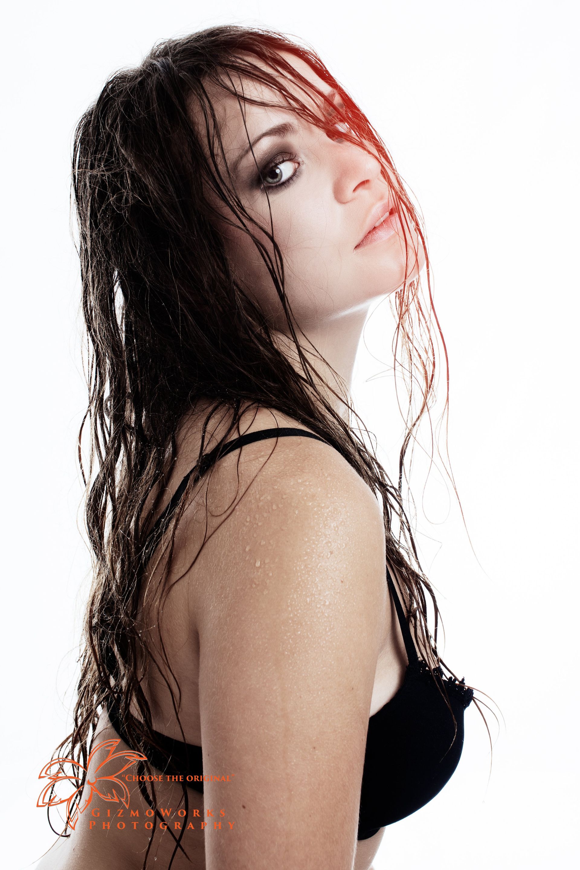 Wet Hair Boudior Model