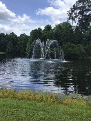 Modern Water Fountain in the Lake — Jacksonville, FL — Innovative Fountain Services