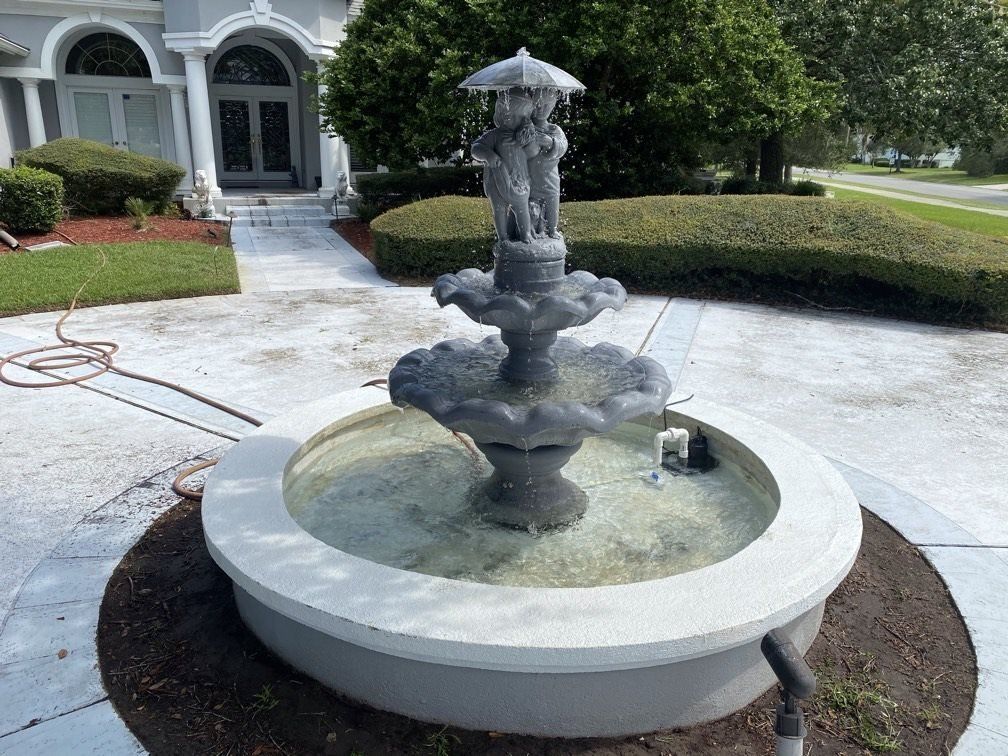 After Deer Creek Fountain Maintenance — Jacksonville, FL — Innovative Fountain Services