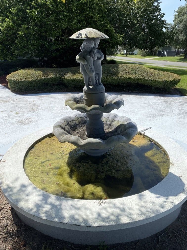 Before Deer Creek Fountain Maintenance — Jacksonville, FL — Innovative Fountain Services