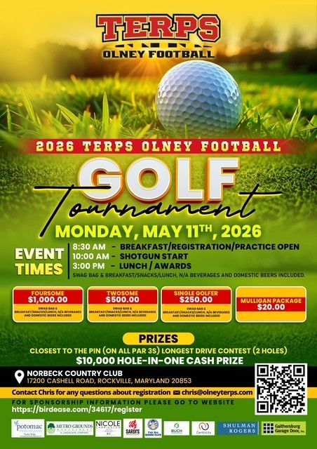 Golf tournament flyer, 
