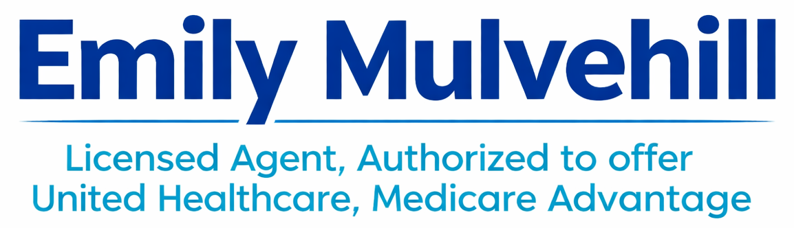 Emily Mulvehill, a licensed agent authorized to offer UnitedHealthcare Medicare Advantage plans.
