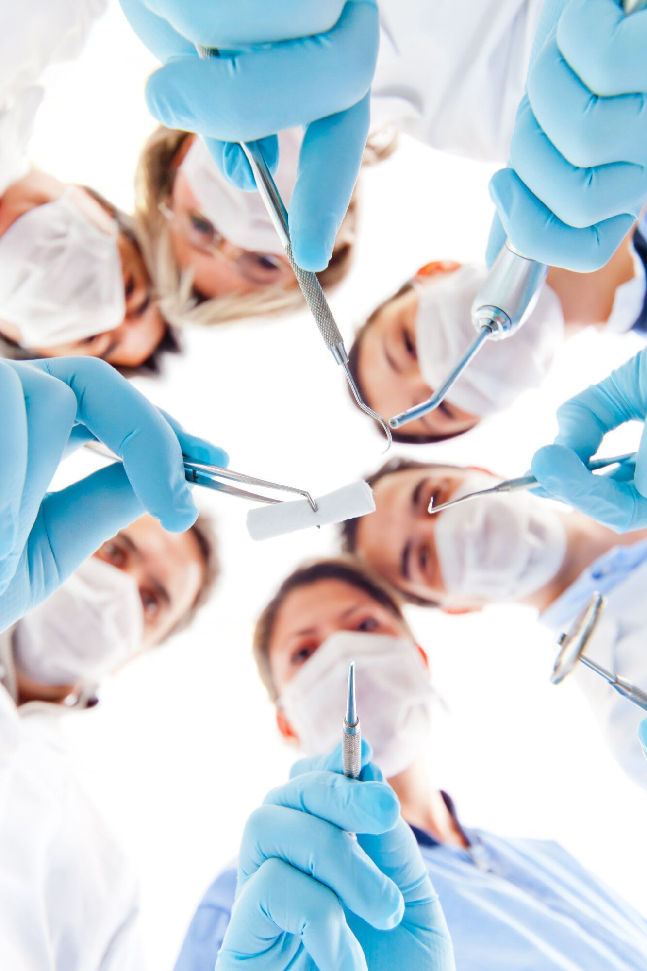 group of dentists